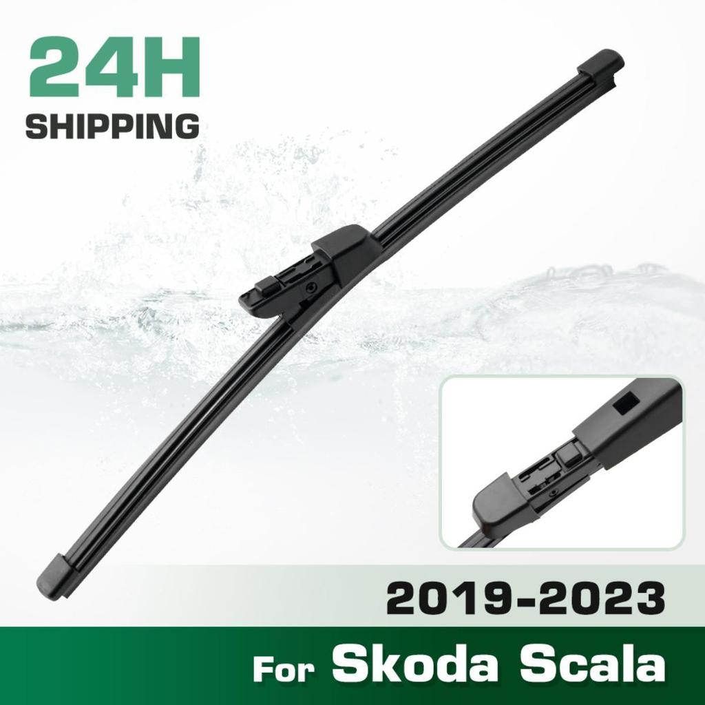 Heckscheibenwischerblätter, Premium-Ganzjahreswischerblätter Ersatz für Skoda Scala 2019-2023, Bajonett aus Naturkautschuk, Einfach zu installieren 13″