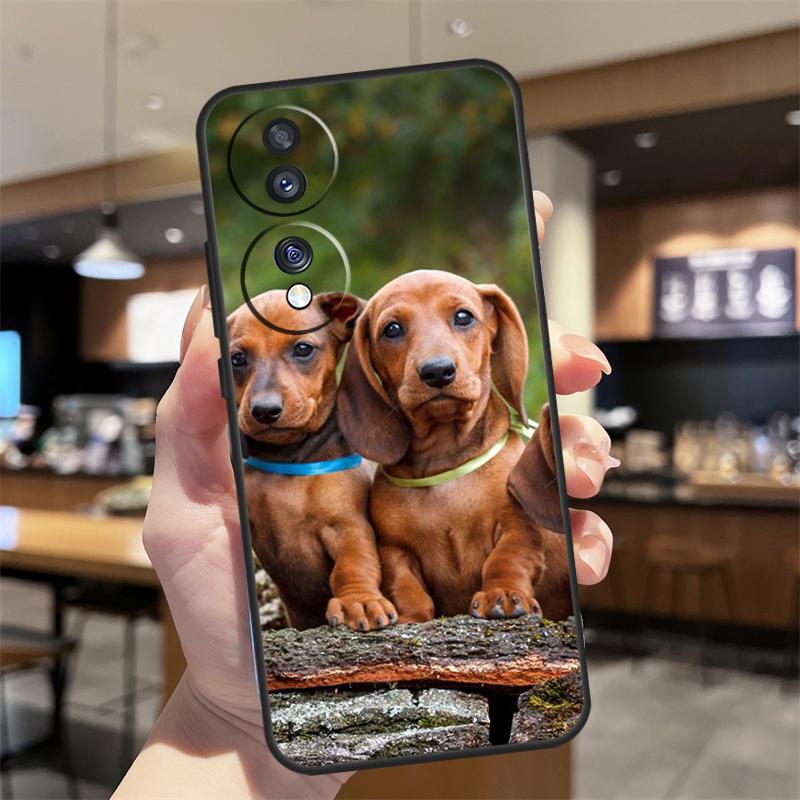 Dackel Hunde Hülle Für Honor Magic 7 5 6 8 Lite Honor 400 200 Pro 50 70 90 X8c X9a X9b X9c X9d Win RT Abdeckung
