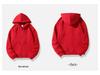 Unisex Volný Střih 380g Těžká Froté Mikina Cardigan s Možností Potisku Loga