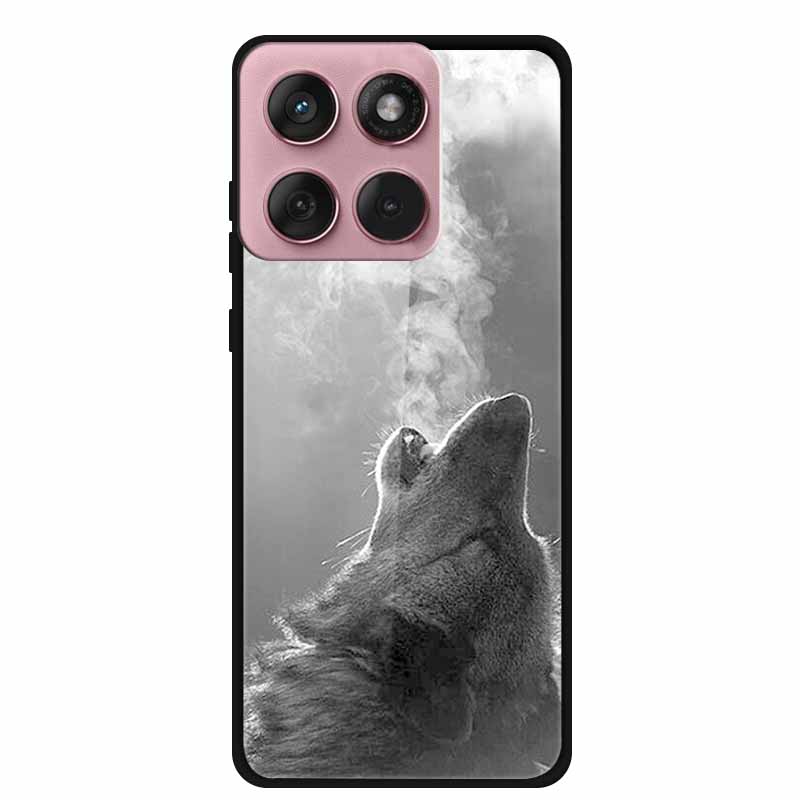 For Motorola Edge 60 60s 5G Case Hard Back Cover Tempered Glass Case For Motorola Edge 60 Fusion Phone Case Soft TPU Bumper Para