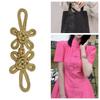 Chinese Traditional Button Sewing Pankou Buttons Sew On for Handcraft Cheongsam Embellishment Golden