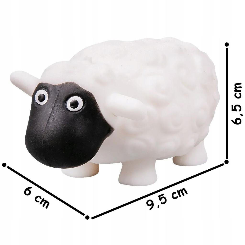 Gniotek Squishy Wesoły Baranek Antystresowy Miękki Sensoryczny Owieczka