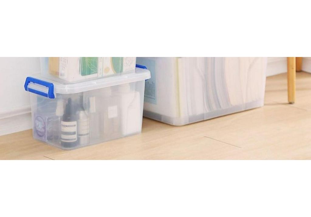 Extra-Large Transparent Plastic Storage Box for Car, Home, or Dorm - Multi-functional Toy Organizer