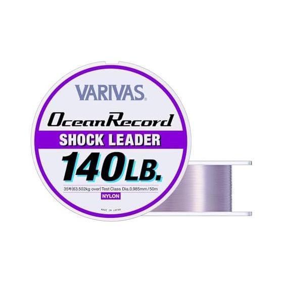 VARIVAS Leader Ocean Record Shock Leader Nylon Misty Purple