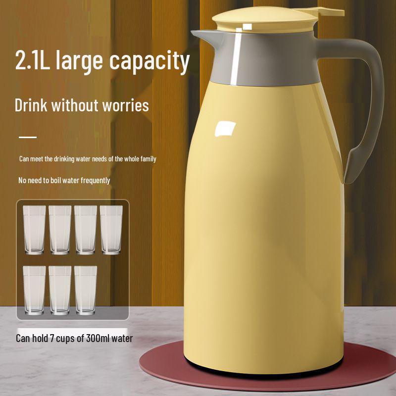 BOGO Thermos Flask: Large Capacity Insulated Water Bottle for Home, Portable Hot Water Pot for Students