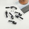 12 Pieces Zippers Repair Kits Quick Instants Zippers Pullers 3 Size Zippers Replacement Set for Jackets Jeans Suitcases