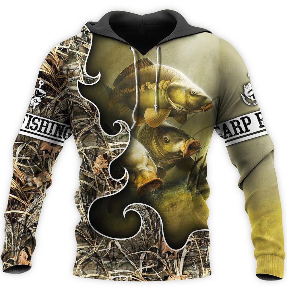 2023 Crap Fishing 3D Print Fashion Hoodie Men Women Harajuku Sweatshirt Pullover Casual Jacket Oversized Hooded