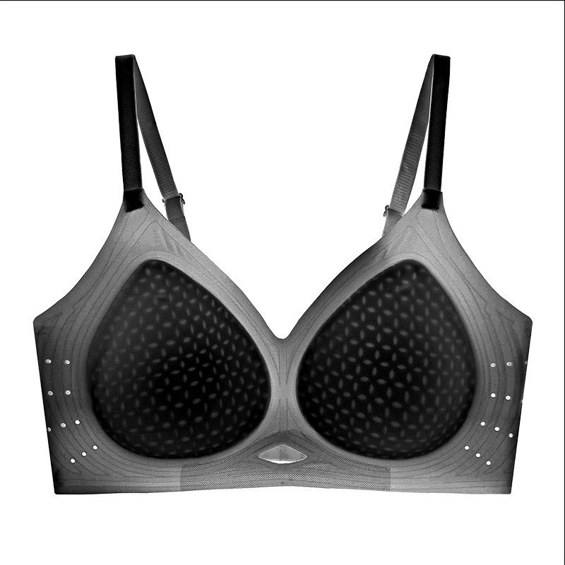 Ultra-thin soft support upper support anti-sagging cool breathable bra cover summer thin