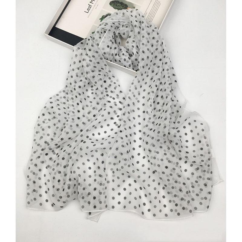Autumn/Winter Korean Double Wave Point Scarf for Women Neck Scarf Atmosphere Neck Accessories