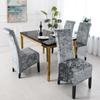 Velvet Plush Xl Dining Chair Covers ,Stretch Chaircover ,Spandex High Chairs Protector Covers Seat Slipcover With Elastic