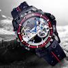 AILANG New Watch Automatic Mechanical Watch Hollow Men's Watch Silicone Tape Watch