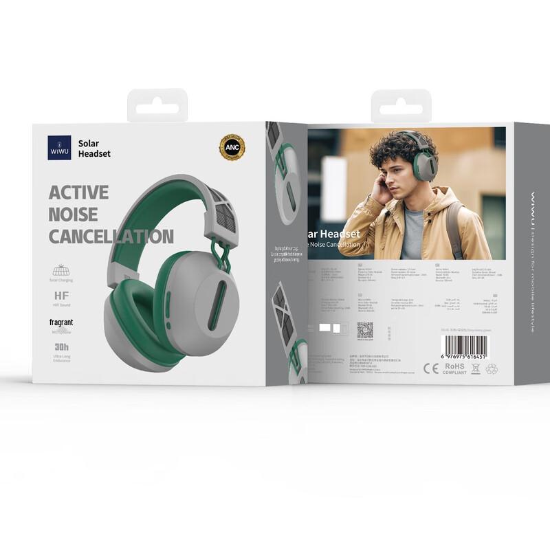 WIWU TD-06 Solarbetriebene Over-Ear-Kopfhörer