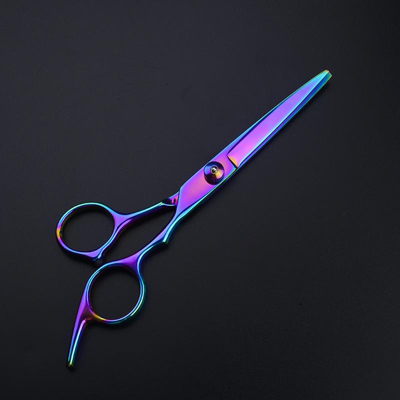 Stainless Steel Barber & Hairdressing Scissors Set: Flat Tooth & Thinning Options