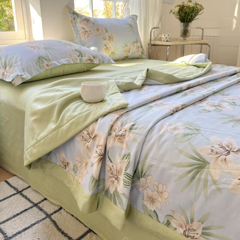 ZMNXG Comfortable Cotton Summer Quilt