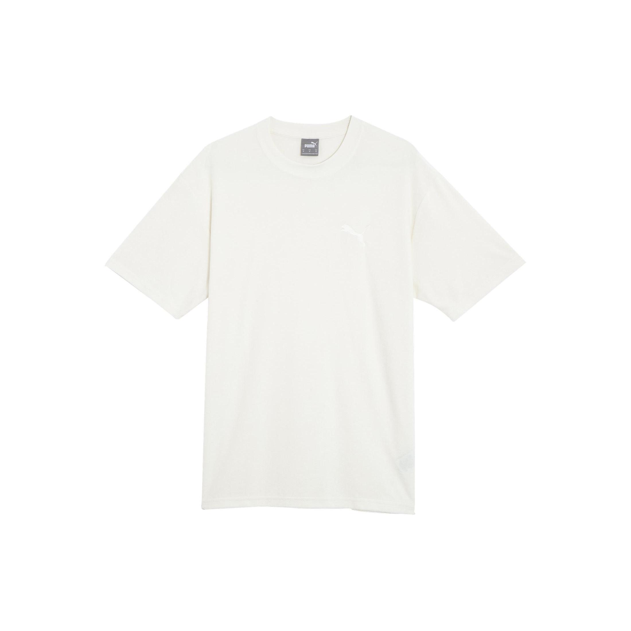 

New PUMA Drop Shoulder Sleeve T Shirt Men s White 684354-65 L