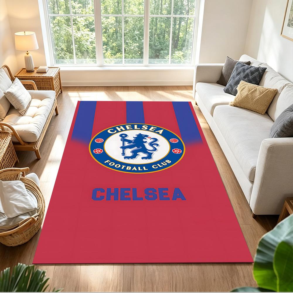Chelsea Football Club Pride Washable Door Mat Soft Plush Stain-resistant Surface Doormat Elegant Luxury Rug Wedding Party Gift