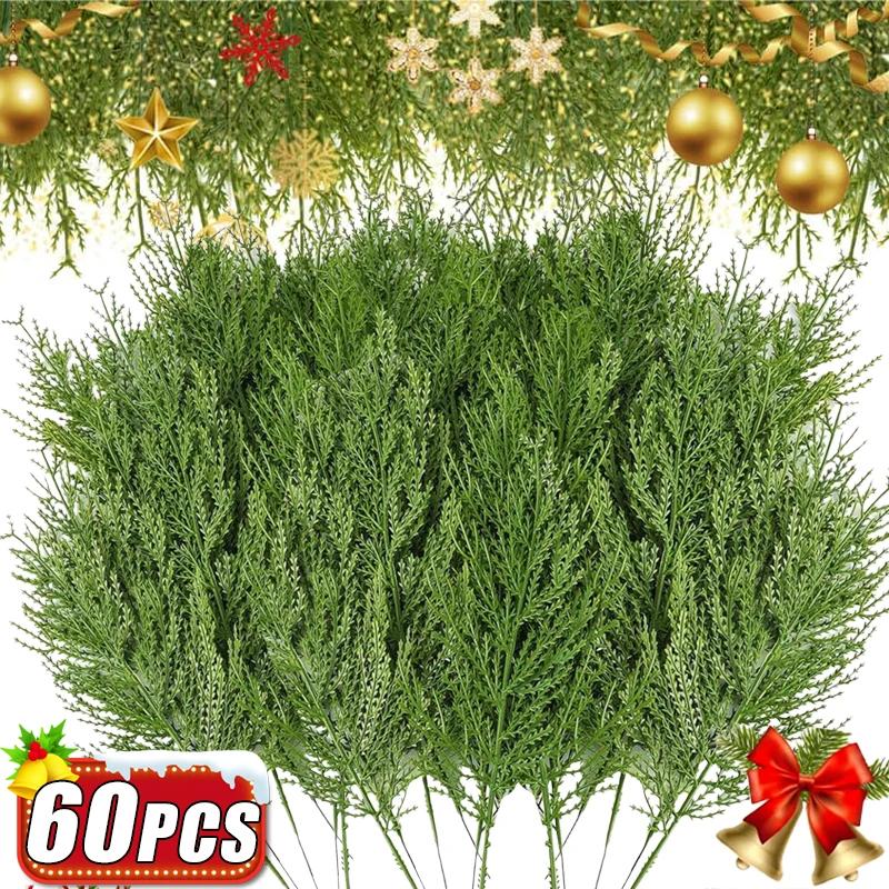 Artificial Pine Branches Christmas Pine Needles Fake Pine Picks For DIY Garland Xmas Tree New Year Party Home Decoration Gifts