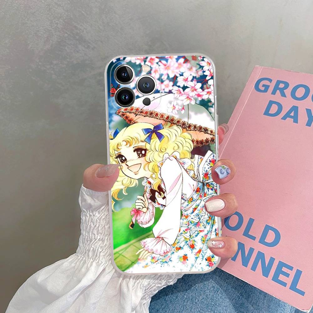 Classic Anime C-Candy C-Candy Transparent Phone Case For IPhone 16 15 14 13 12 11 Pro Max Plus Soft Cover