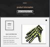 Qepae Chipoer Full Finger Warm Skull Cycling Gloves for Outdoor Sports