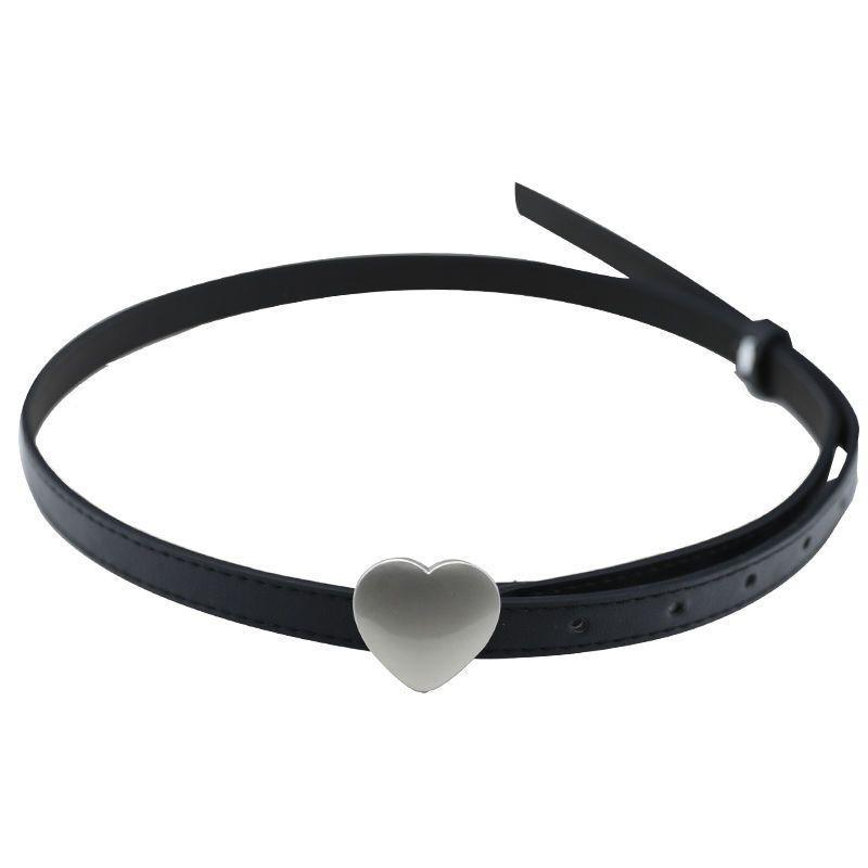 Fashionable Heart Shaped Waist Belt For Women In Silver And Gold Ideal For Sweaters And Dresses