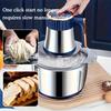 1PACK Electric Meat Grinder Stainless Steel Noodle Machine, Food Processor for Shredded Meat, Vegetables and Fruits, 500 Watts, American Plug