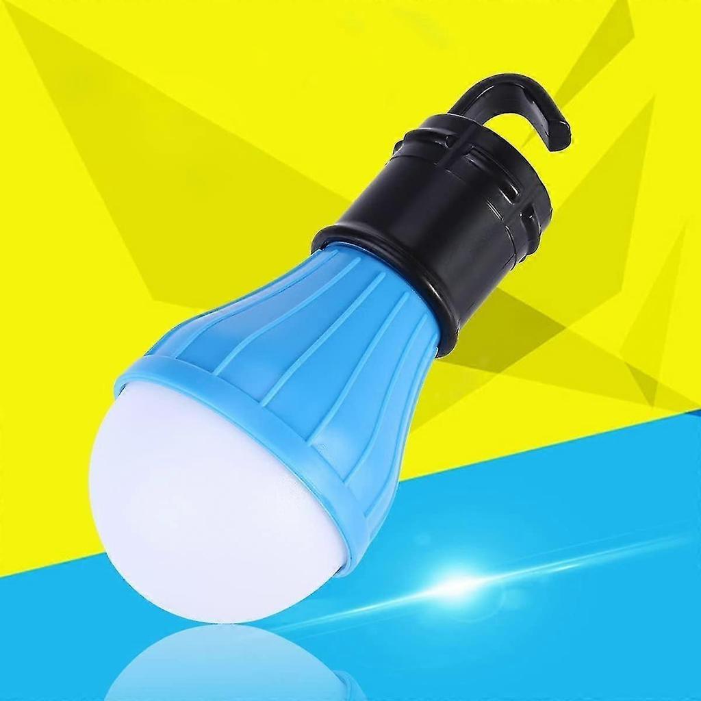 Tent Light Source 3-led Camping Lamp, Battery Operated Lantern With Hook