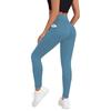 Yogahosen für Frühling und Sommer Hochtailliert Po-formend Figurformend Fitness-Leggings mit Seitentaschen für Damen