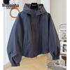Sibaishe Women's Hooded Long-Sleeve Top