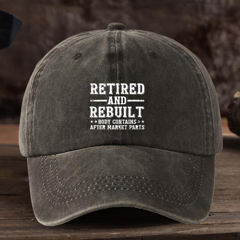 Fun Letter Print Baseball Hat Fashionable and Versatile Peaked Cap Men's Outdoor Hat