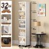 Large Capacity Floor-Standing Dustproof Gap Storage Cabinet for Bathroom