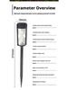 Solar Hourglass Light Outdoor Waterproof Garden Night Light Courtyard Decoration Grounded Landscape Light