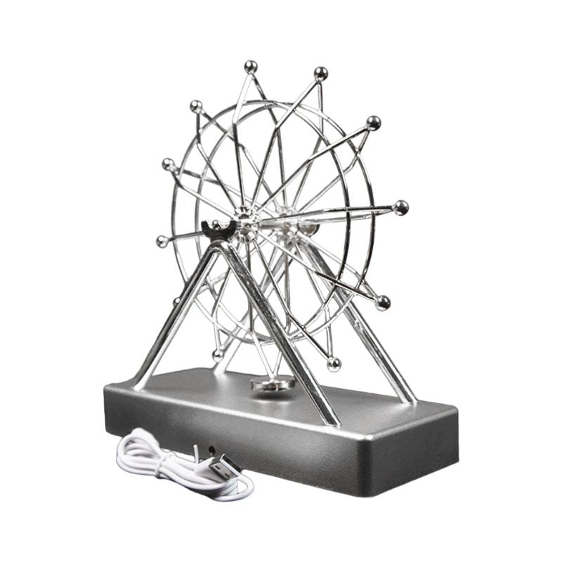 

Perpetuals Motion Ferris Wheel Sciences Kinetics Artwork Ferris Wheel Balance Toy Ornament for Office Home Desk Decors серебряный
