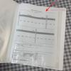 Cartoon A4 Info Booklet Cute Large Capacity Student Test Paper Storage Family Files Baby Pregnancy Inspection Folder