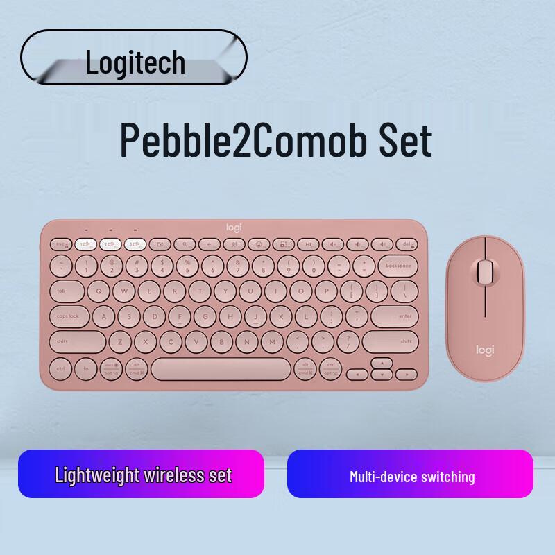

Logitech PEBBLE 2 COMBO Wireless Keyboard and Mouse Set