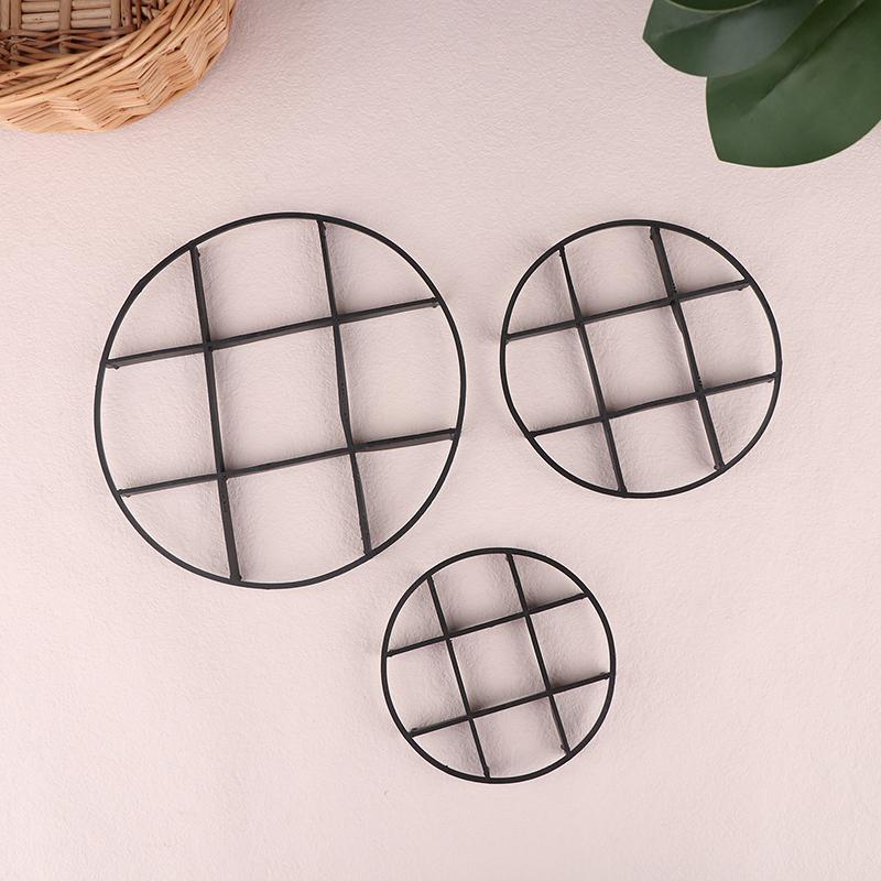 5Pcs Flower Pot Tray Anti Rot Root Plastic Saucer Bracket Drip Plant Flowerpot Tray Garden Flower Pot Hole Mesh Pad Supplies