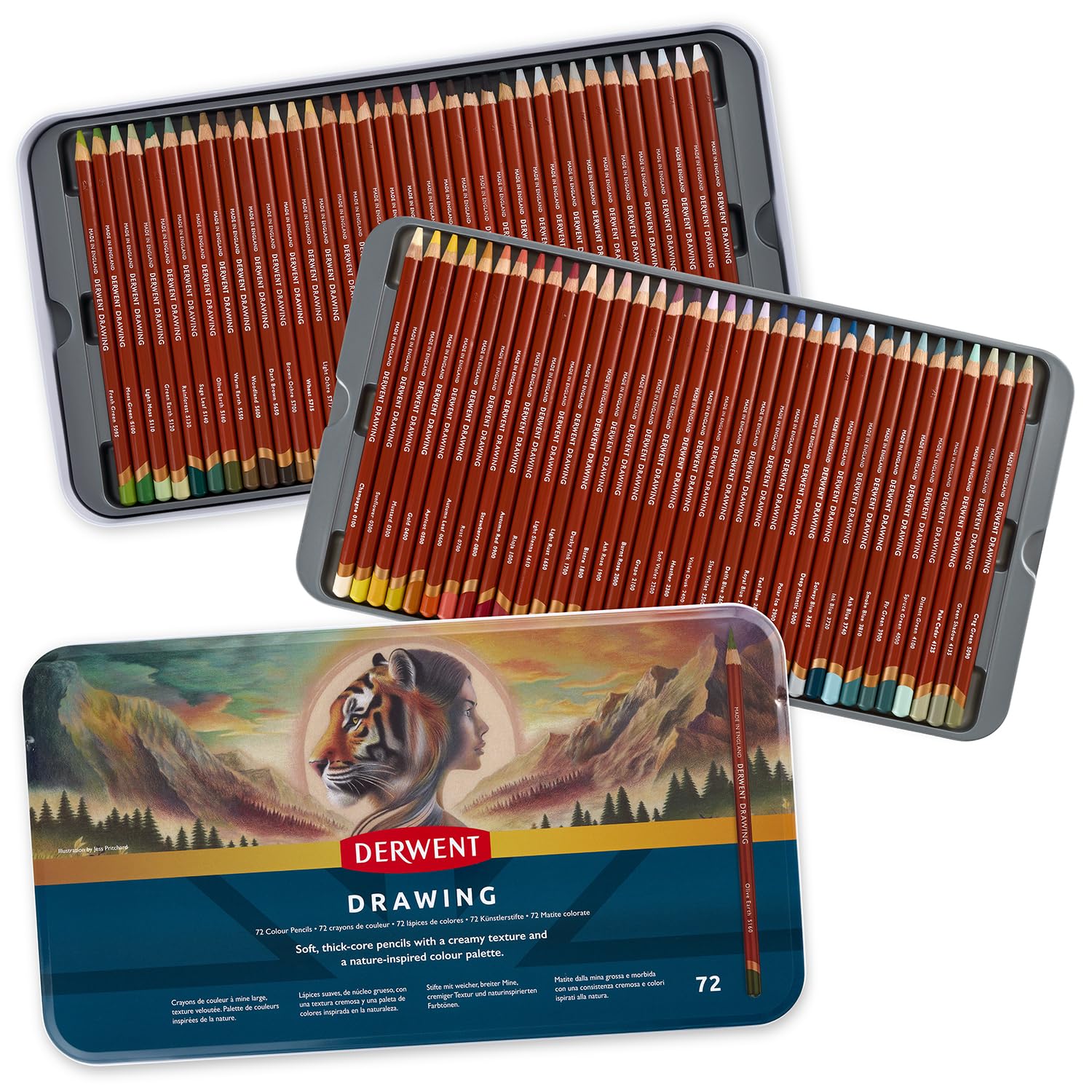 

Derwent Colored Pencils, Drawing Pencils, 72-Color Set, 2306558 [Domestic Genuine Product]
