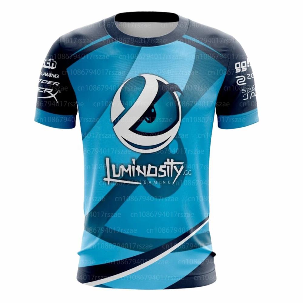 

Esports Classic Luminosity Gaming Men Jersey Uinform Male Fashion 3D Print Mesh Breathable T-shirts Team Game Fans Clothing 6XL