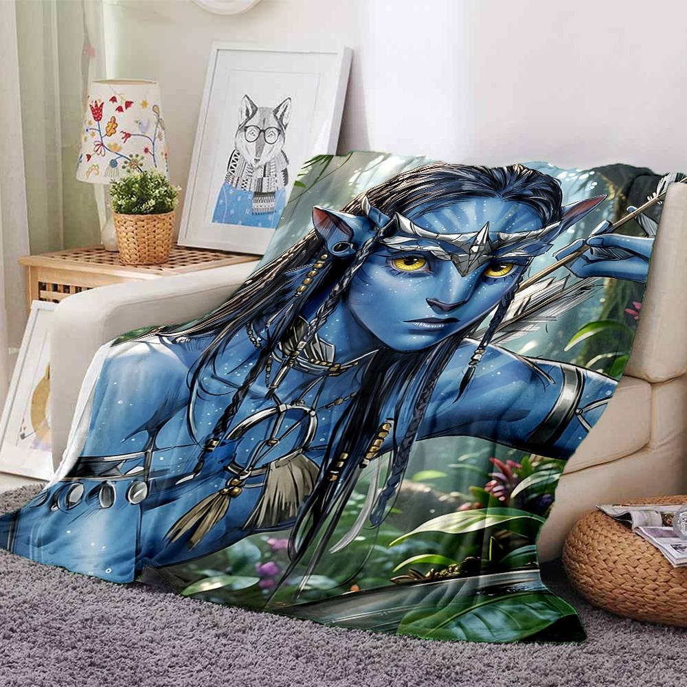 1pc Avatar Frontiers Pandora Flannel Blanket,Ultra Soft Warm Plush Throw for Home Bedroom Bed Sofa Cover Camping Picnic gift Y72411