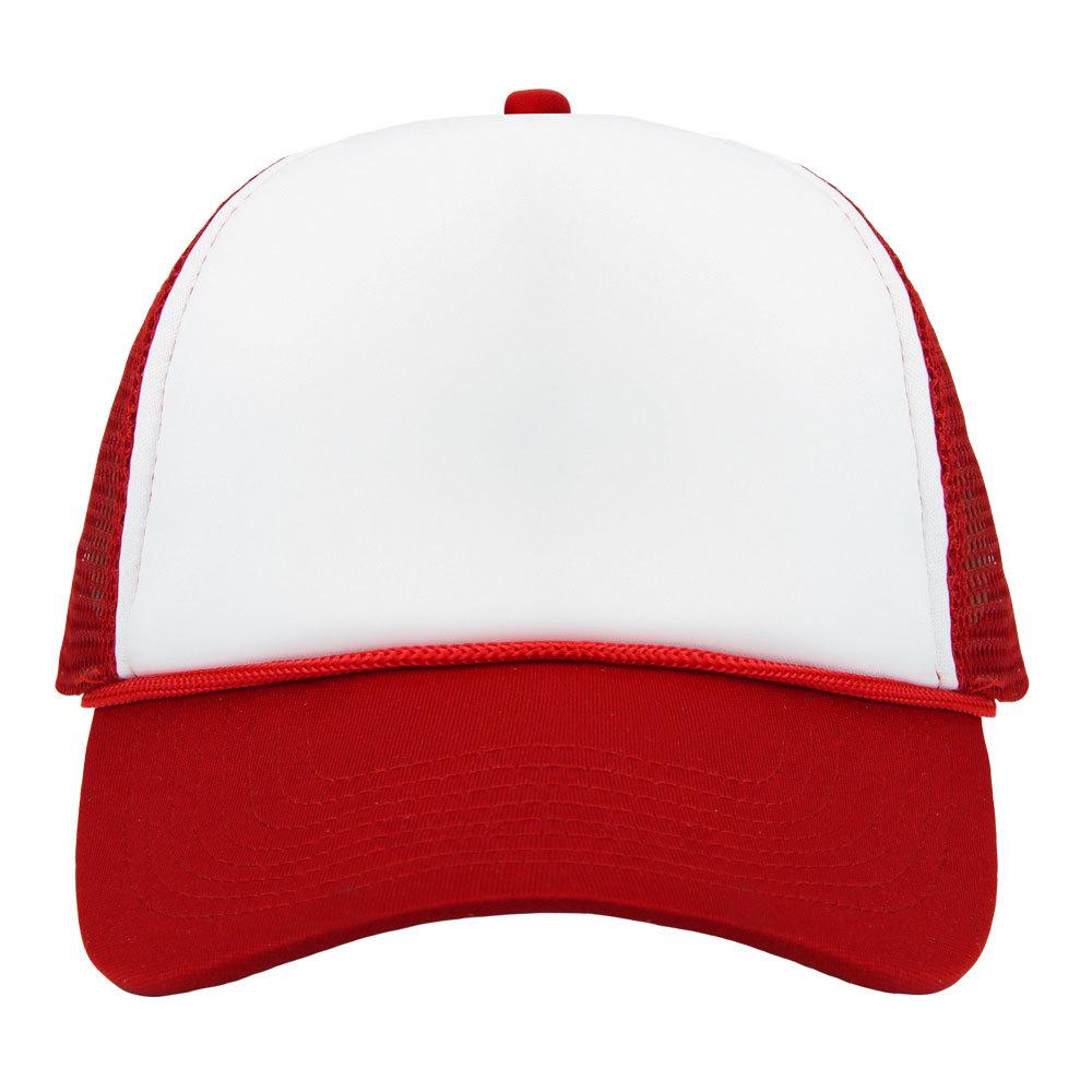 Christmas Sponge Mesh Cap: 6 Pattern Hot Stamped Logo Baseball Trucker with String Sun Visor