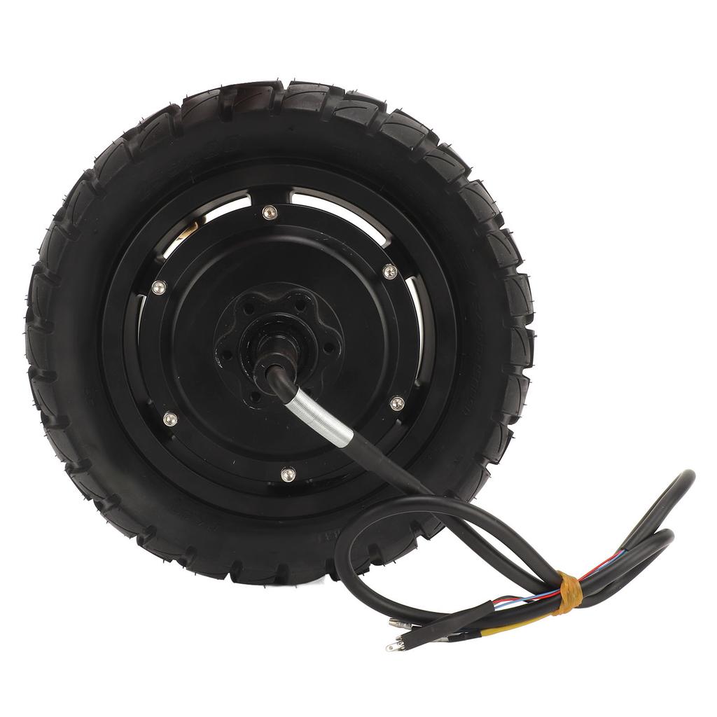 10in Wheel Hub Motor 36V To 60V 500 To 1200W IPX6 Waterproof Single Axle Disc Brake Hub Motor for Electric Kart Tricycle