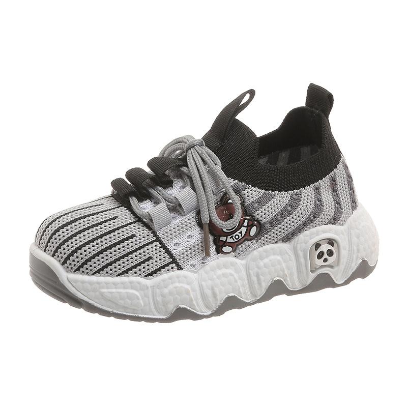 

новая детская спортивная обувь, летящая тканая обувь, дышащая повседневная обувь, универсальная мультяшная детская обувь 35