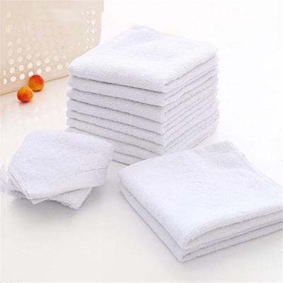 2/6/10Pcs Practical Square White Kitchen Wash Car Towel Microfiber Cleaning Cloth