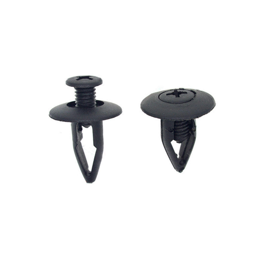 10x Nylon Rivet Fastener Mud Flaps Fender Push clips 8mm NA01-56-145
