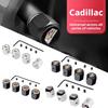 Cadillac Logo Wheel Valve Stem Caps Tire Air Cover for XT4 CT4 CT5 CTS STS SRX Escalade Deville Seville - Exterior Car Decor