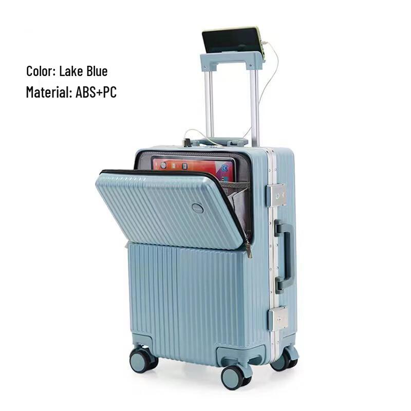 Xiaoyan Aluminum Frame Front-Opening Luggage 20 inch