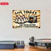 Metal Wall Poster Vintage Fried Chicken Toaster Funny Kitchen Decor
