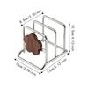 Stable Cutting Board Rack Vintage Style Countertop Draining Storage Shelf  for Kitchen