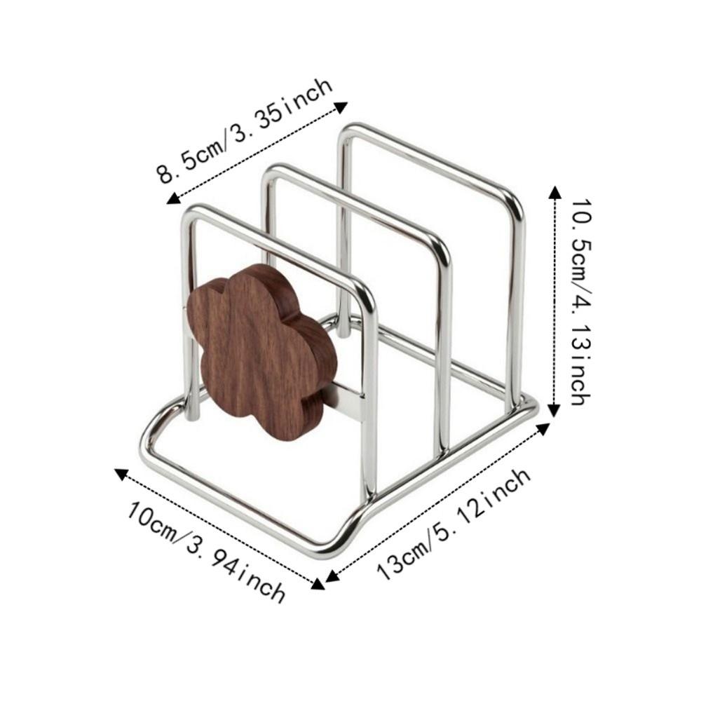 Stable Cutting Board Rack Vintage Style Countertop Draining Storage Shelf for Kitchen