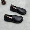 New Style Oversized Single Shoes, Round Toe, Flat Bottom, Soft Shoes, Women's Shoes