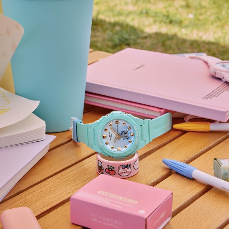 Casio Baby-G Women's Resin 100M Water Resistant Analog Shock Resistant Quartz Watch BGA-320-3A
